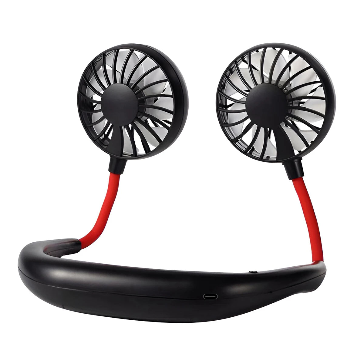 Neck Fan Rechargeable 2000mAh 3 Speeds Hands Free Wearable Fan Portable Personal Cooling Fan for Travel Outdoor Hot Sale