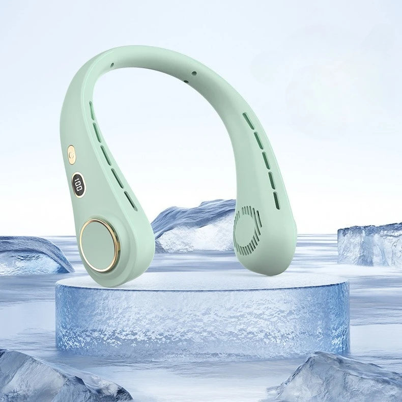 Neck Fan Portable Rechargeable  Long Battery Life Small Bladeless Wearable for Outdoor Sports Travel Office Students Cooling