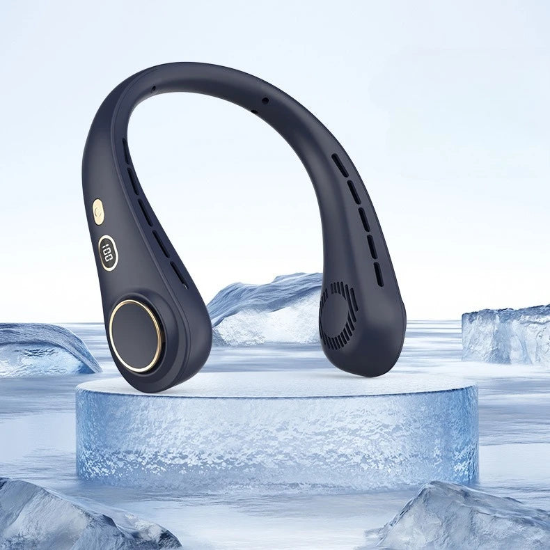 Neck Fan Portable Rechargeable  Long Battery Life Small Bladeless Wearable for Outdoor Sports Travel Office Students Cooling