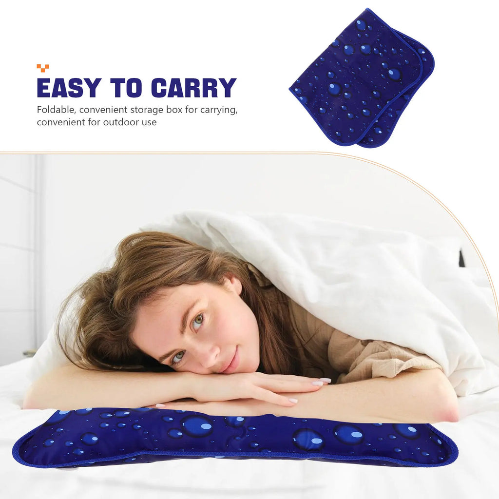 Summer Pillow Cooling Pillow Inflatable Pillow Cooling Pillow Water Fillable Pillow Outdoor Pillow Pool Party Prop Water Fillabl