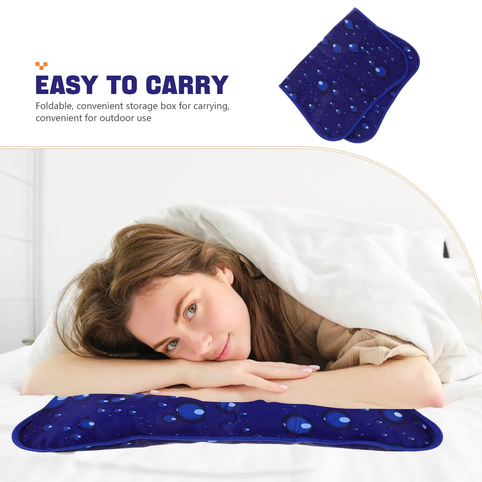 Summer Pillow Cooling Pillow Inflatable Pillow Cooling Pillow Water Fillable Pillow Outdoor Pillow Pool Party Prop Water Fillabl