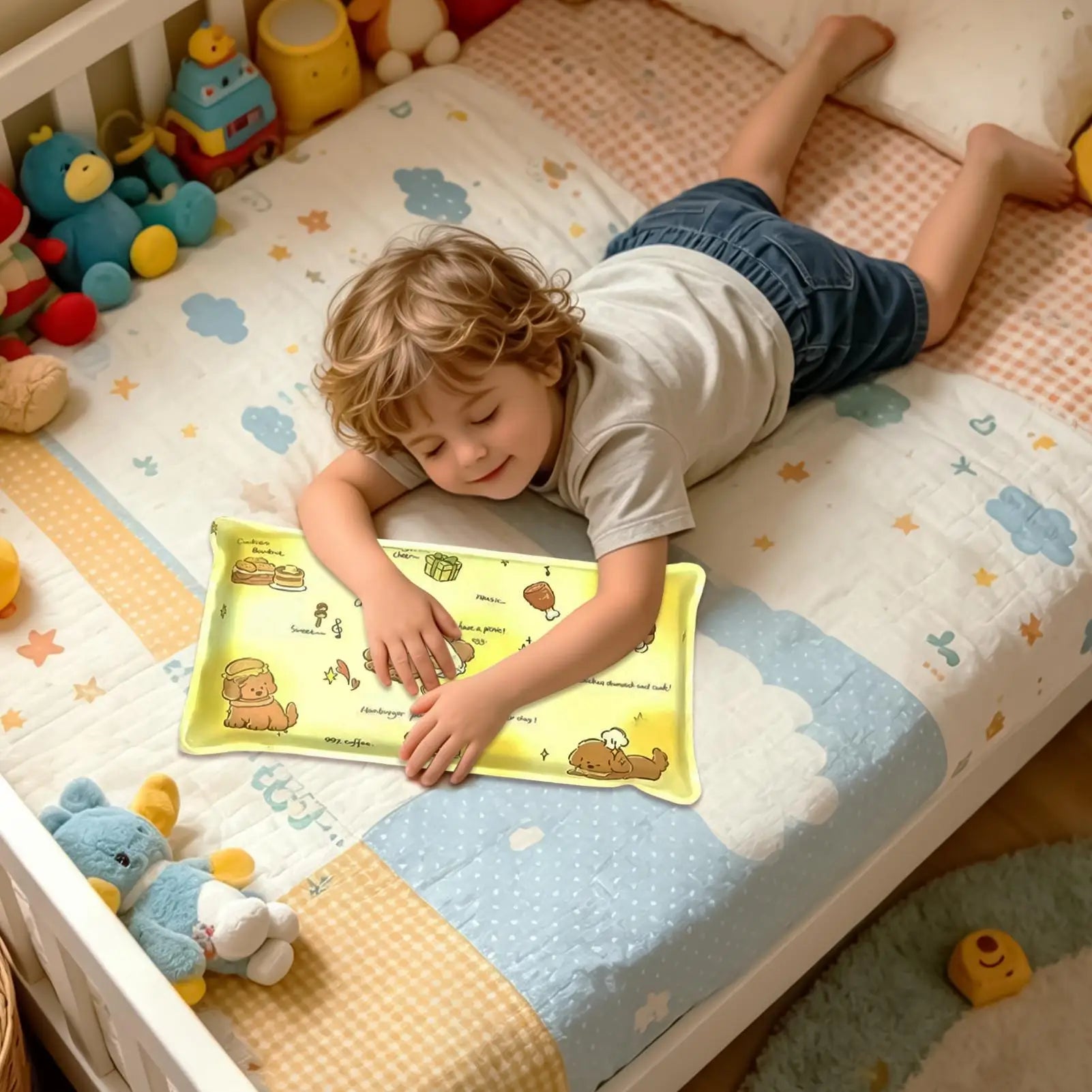 Cooling Pillow For Sleeping Breathable Comfortable Cushion Kids Adults Napping Sponge Pillow For Students Girls Boys Women