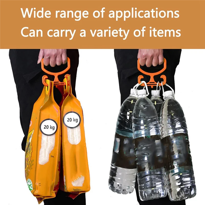ABGE-2PCS Heavy Duty Grocery Bag Holder For Plastic Bags Carry Handle, Comfortable Grip Grocery Bag Carrier