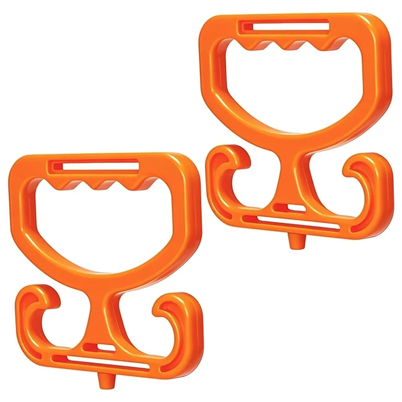 ABGE-2PCS Heavy Duty Grocery Bag Holder For Plastic Bags Carry Handle, Comfortable Grip Grocery Bag Carrier