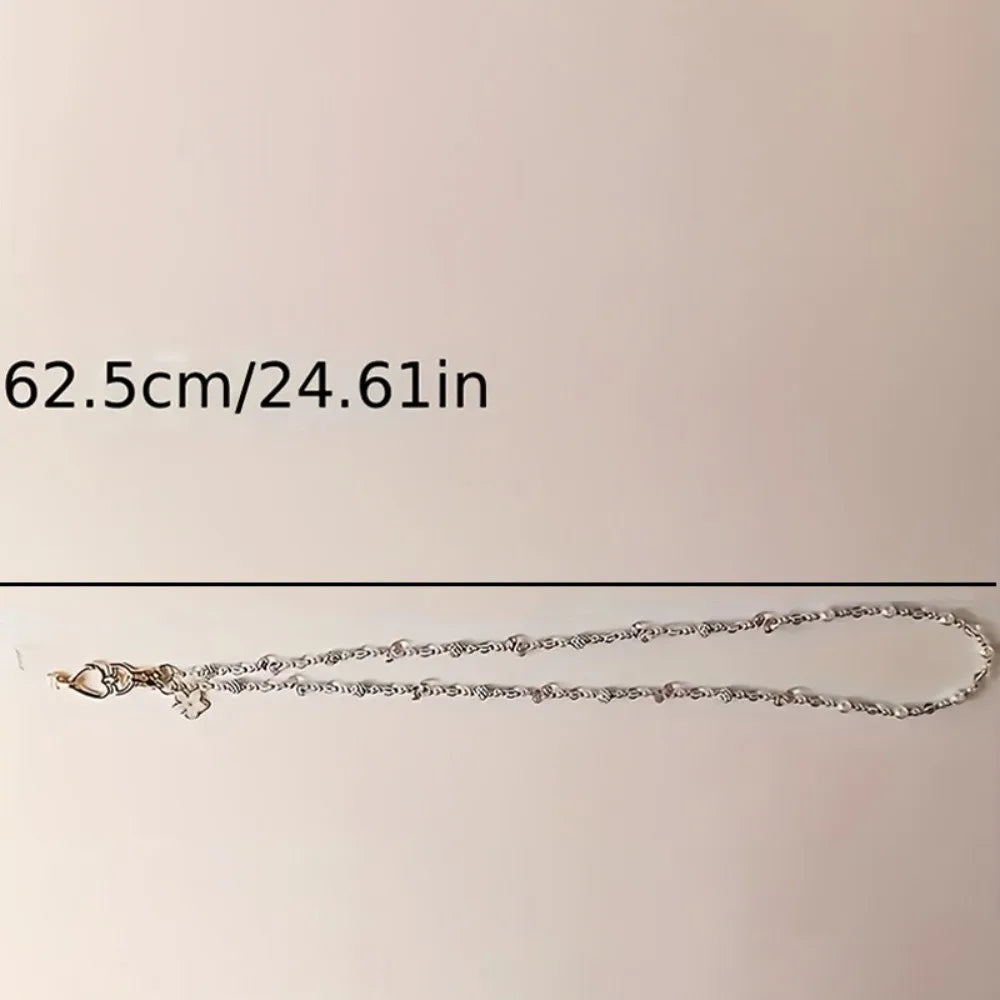 Bag Chain Beaded Crossbody Phone Chain Long-style Anti Loss Mobile Phone Crossbody Strap Sweet Colorful Phone Neck Straps
